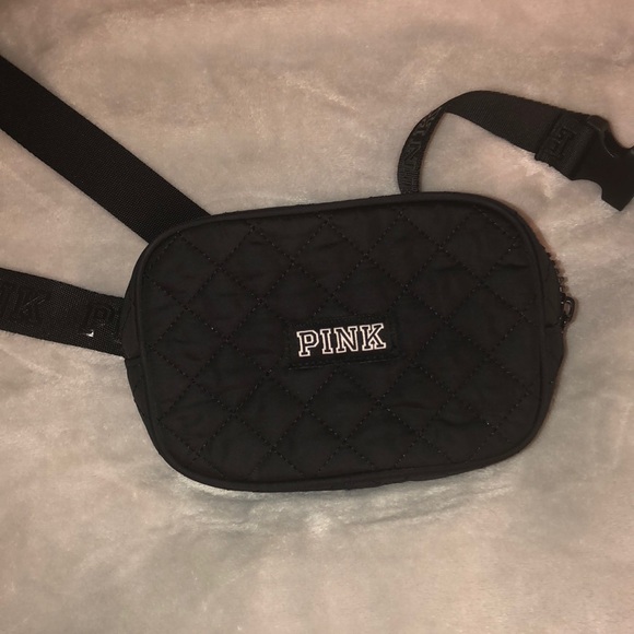 PINK Victoria's Secret Handbags - Black Fanny Pack